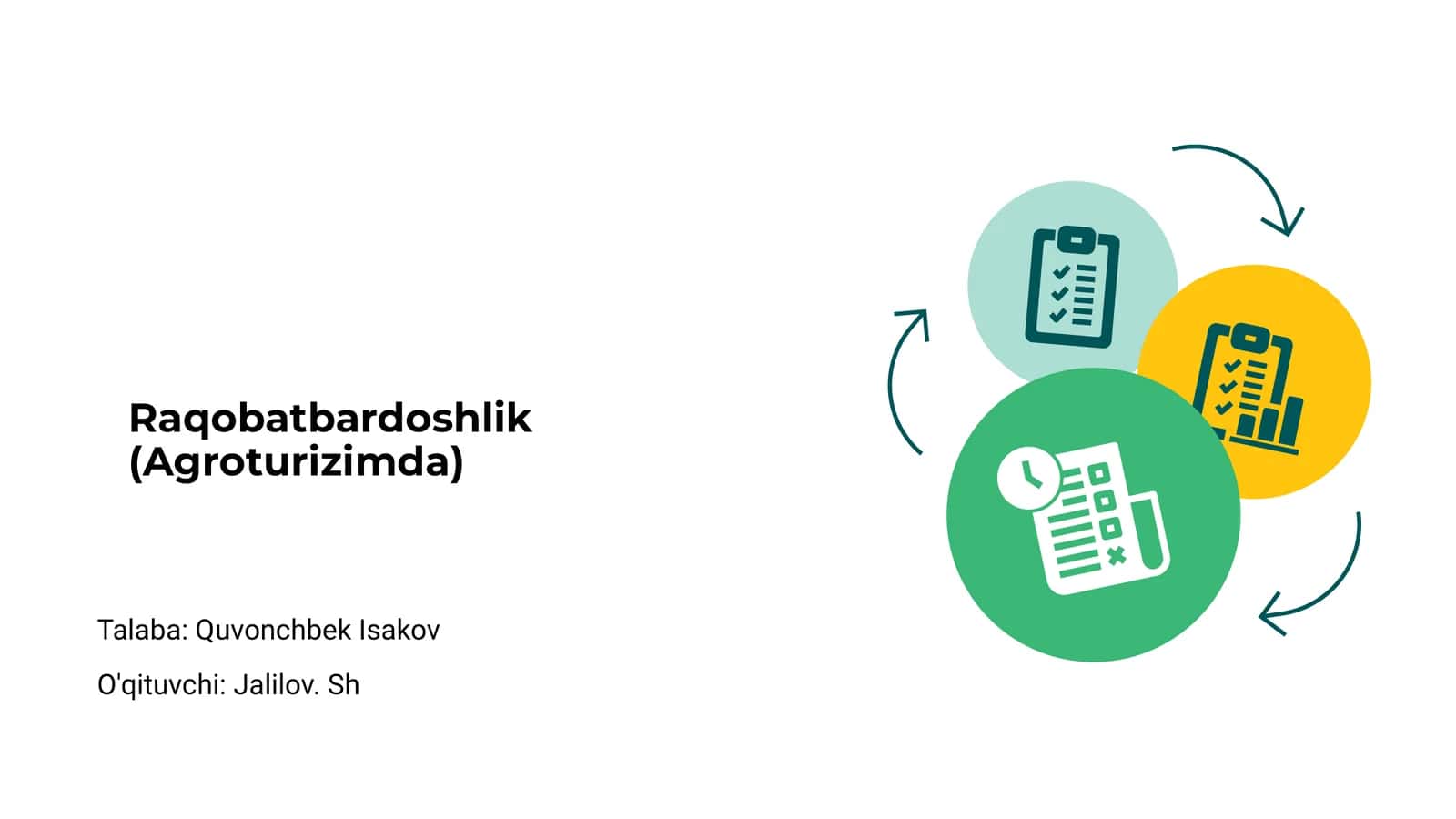 Raqobatbardoshlik (Agroturizimda) 1