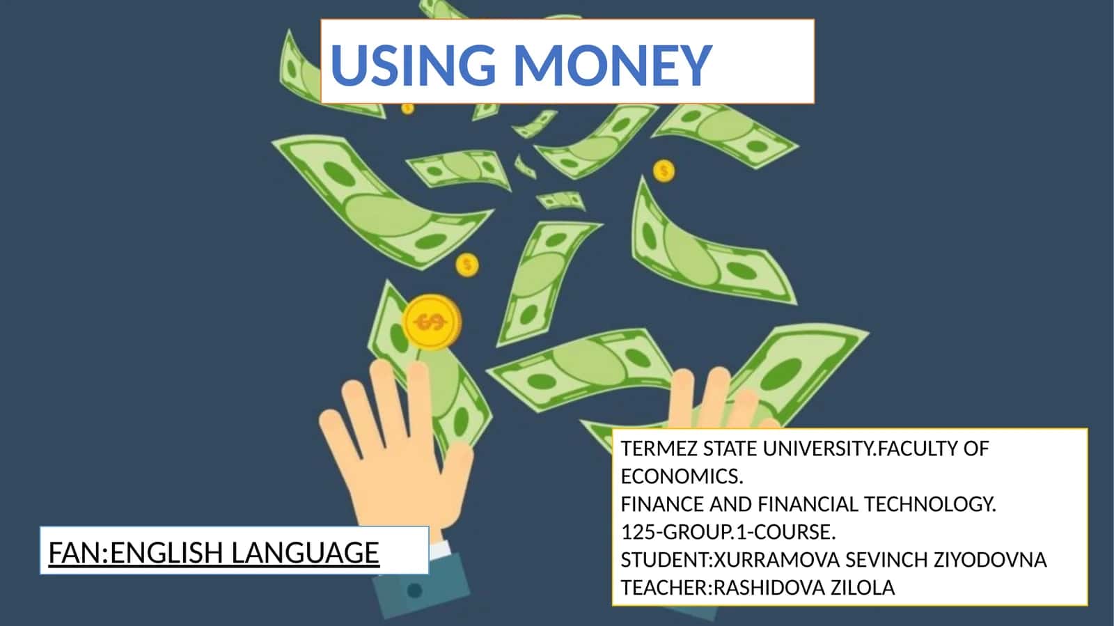 USING MONEY 1