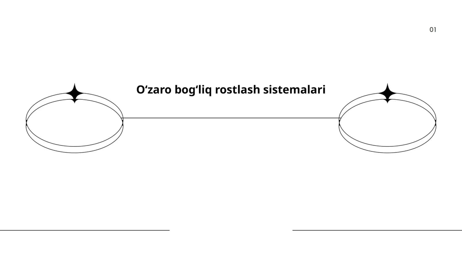 O‘zaro bog‘liq rostlash sistemalari 1