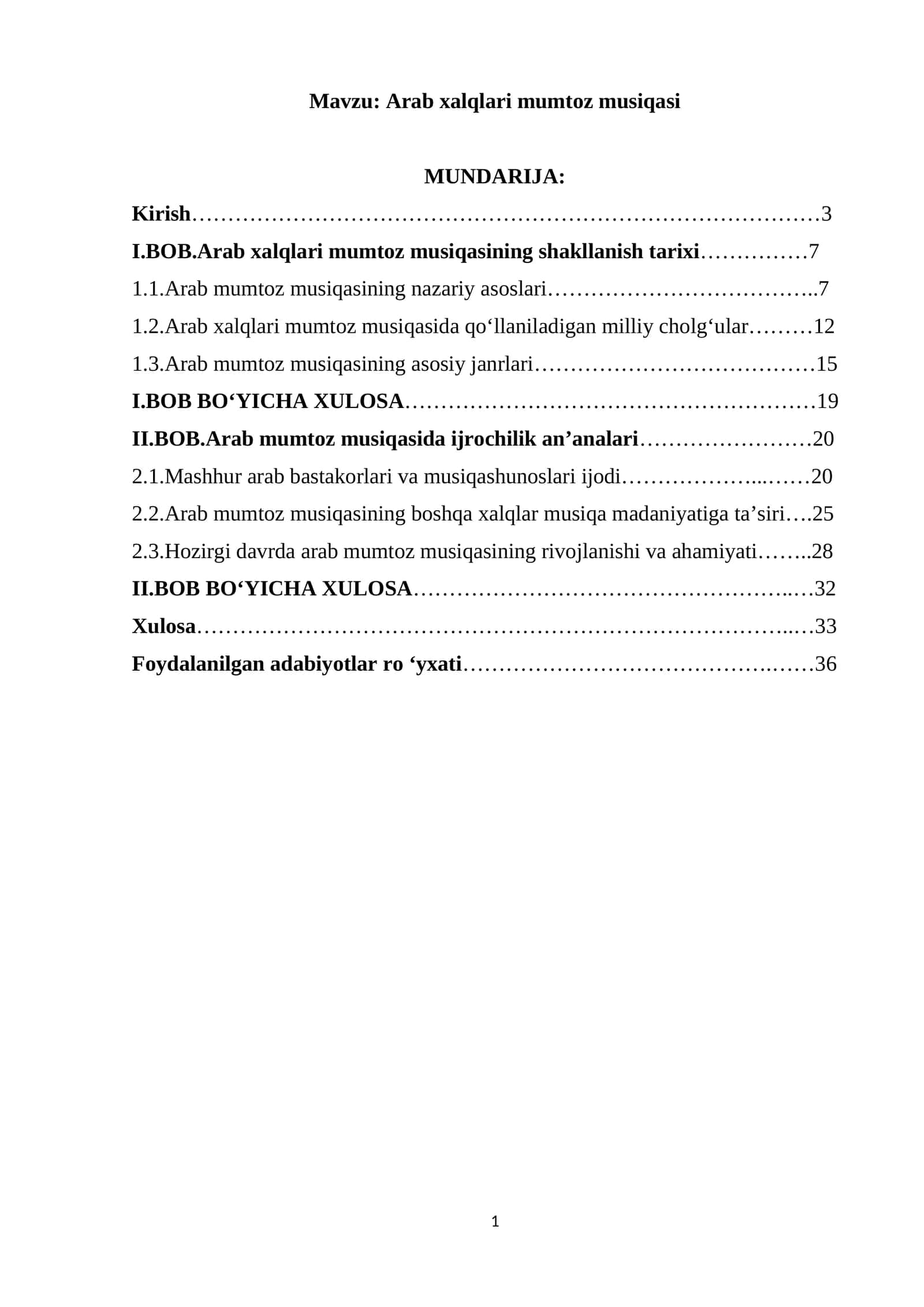 Arab xalqlari mumtoz musiqasi 1