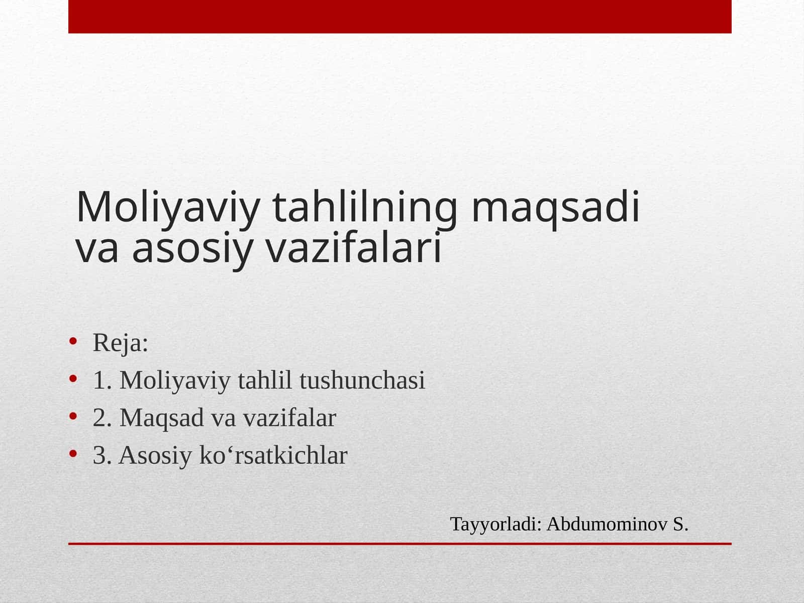 Moliyaviytahlilningmaqsadivaasosiyvazifalari 1