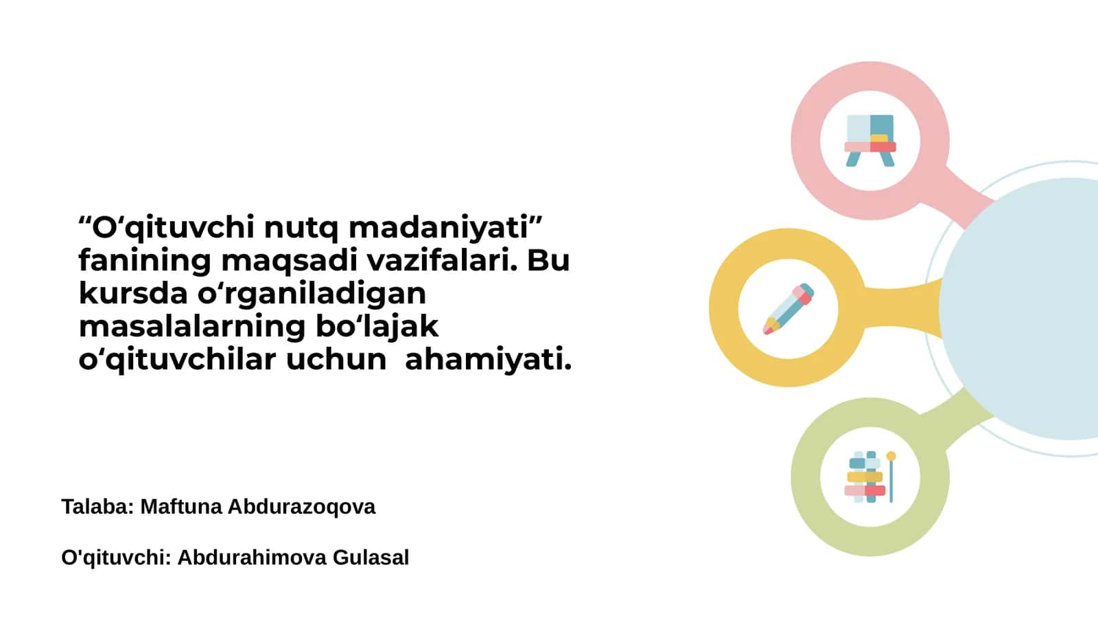 O‘qituvchi nutq madaniyati 1