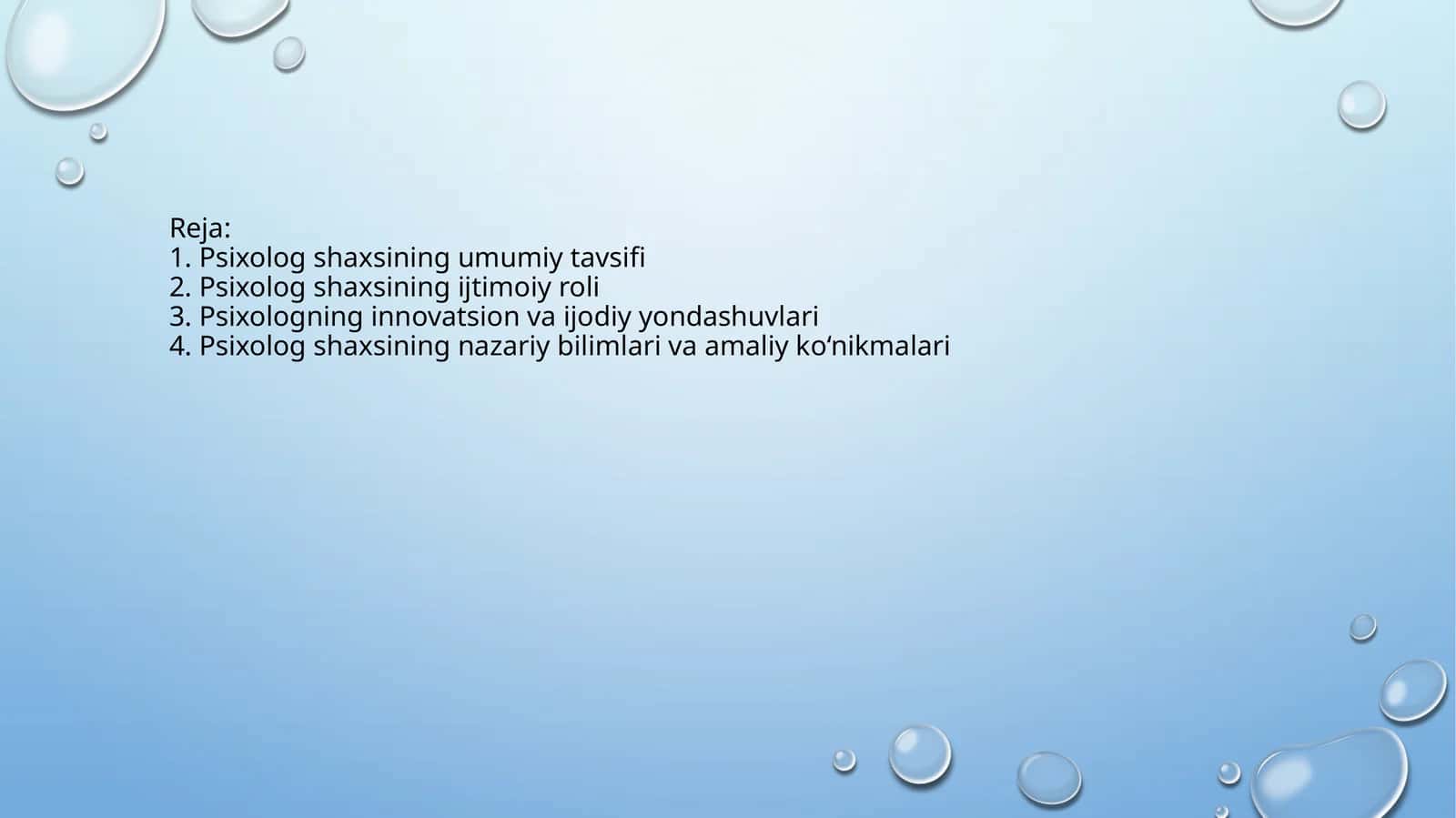 Psixolog shaxsining umumiy tavsifi 1