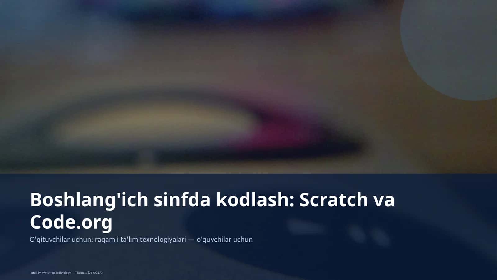 Boshlang'ich sinfda kodlash: Scratch va Code.org 1