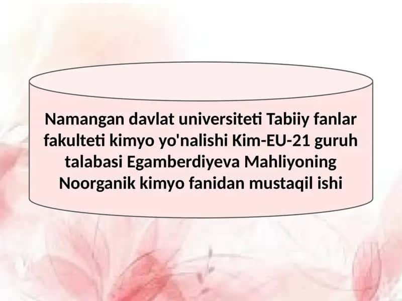Yoqilg'i elementlari va hujayralar 1