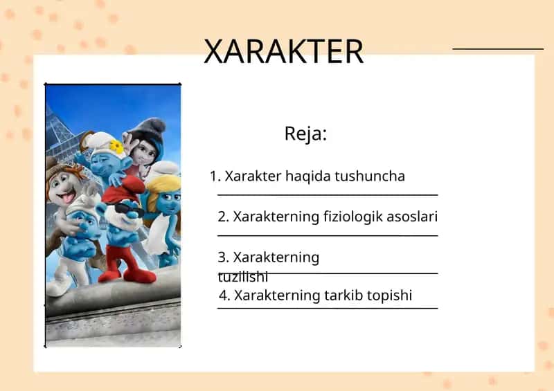 Xarakter 1