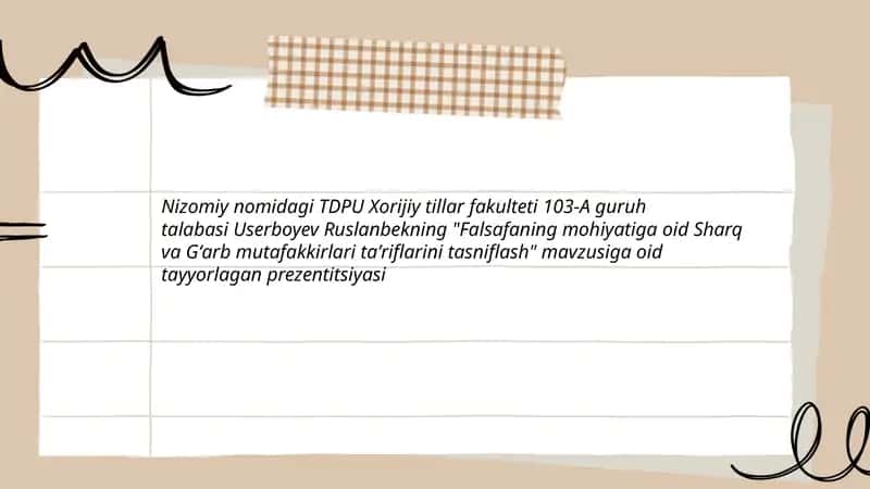 Falsafaning mohiyati 1
