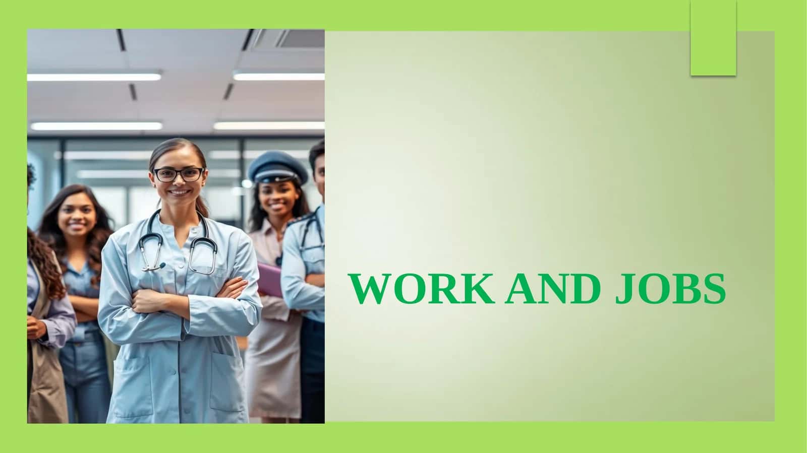 WORK AND JOBS 1