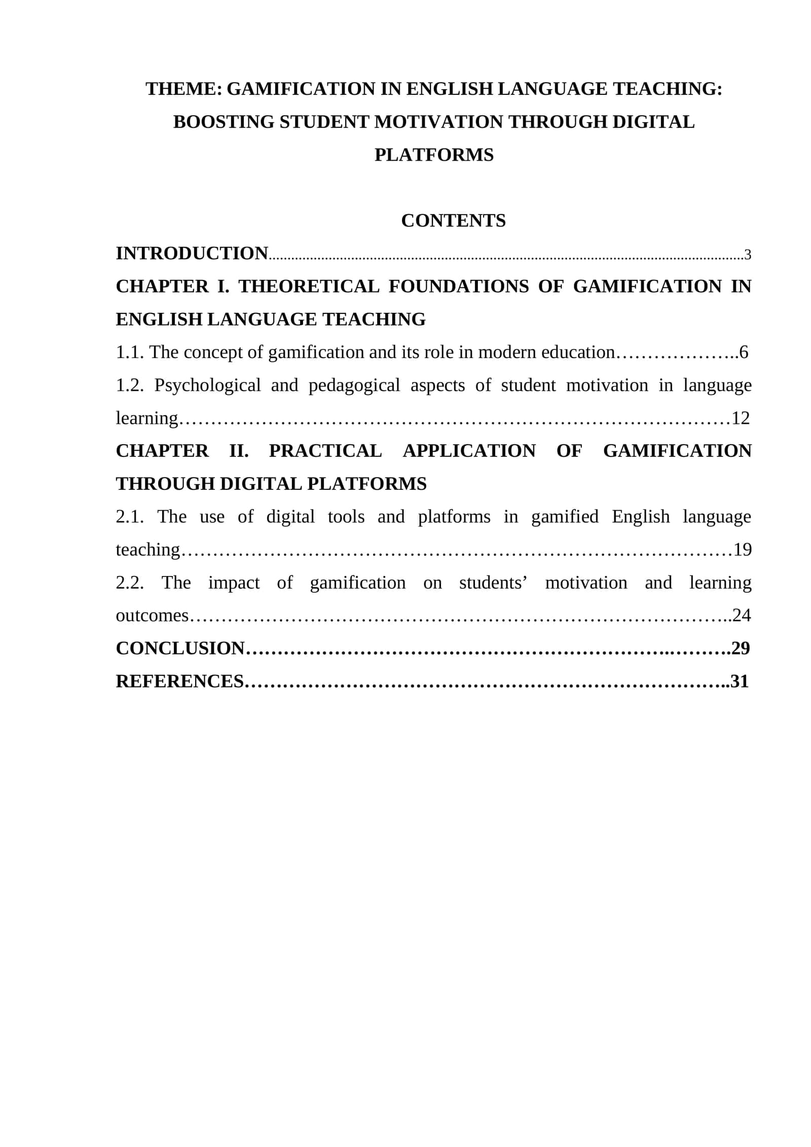 GAMIFICATION IN ENGLISH LANGUAGE TEACHING: BOOSTING STUDENT MOTIVATION THROUGH DIGITAL PLATFORMS 1