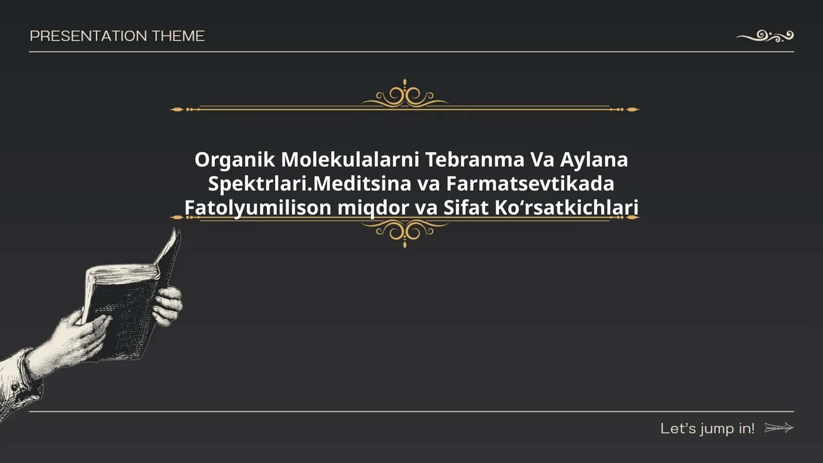 Organik Molekulalarni Tebranma Va Aylana Spektrlari 1