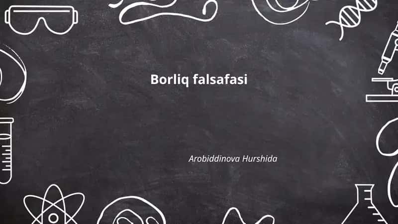 Borliq falsafasi 1
