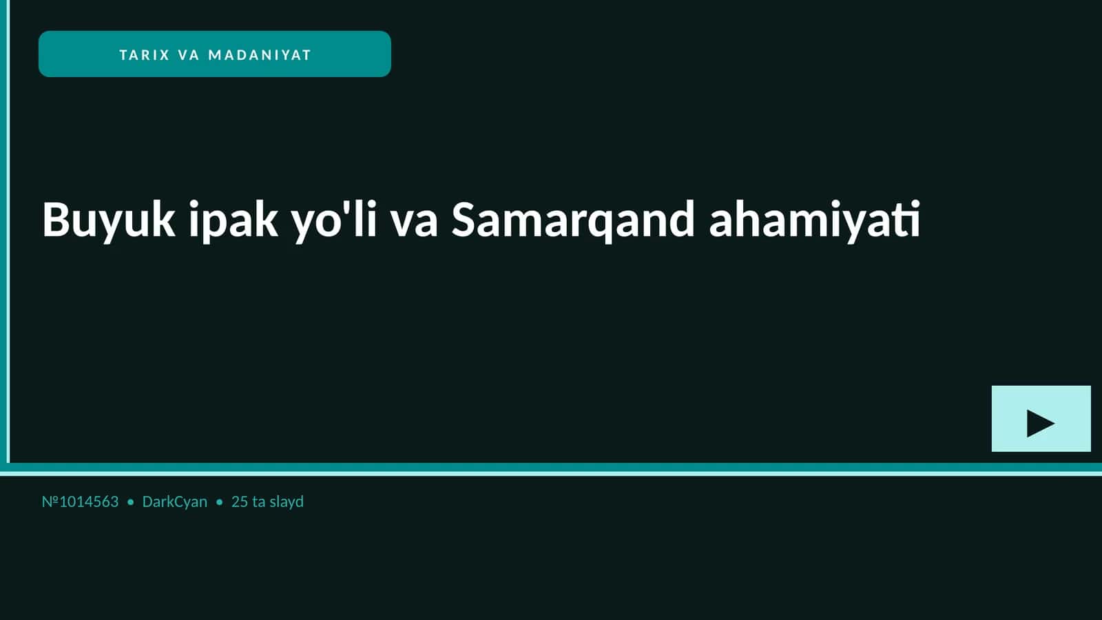 Buyuk ipak yo'li va Samarqand ahamiyati 1