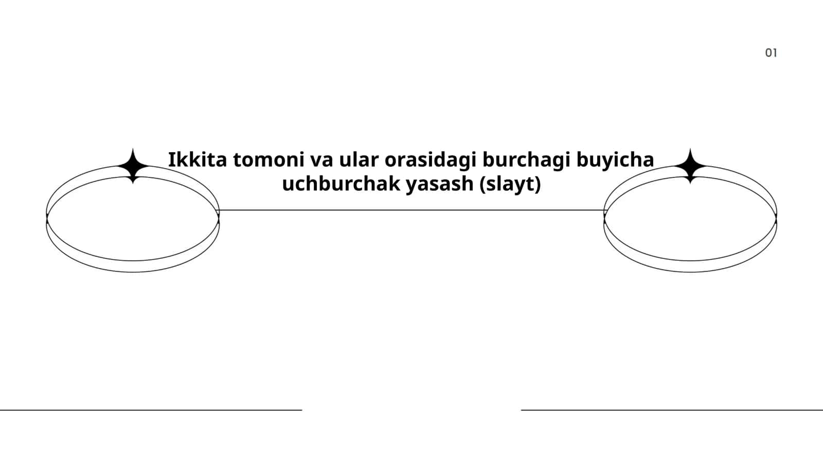 Uchburchakning ta'rifi 1
