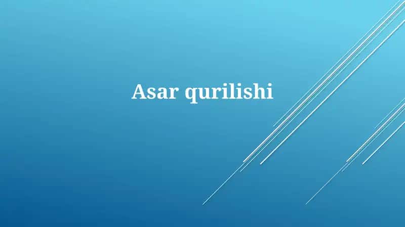 Asarqurilishi
