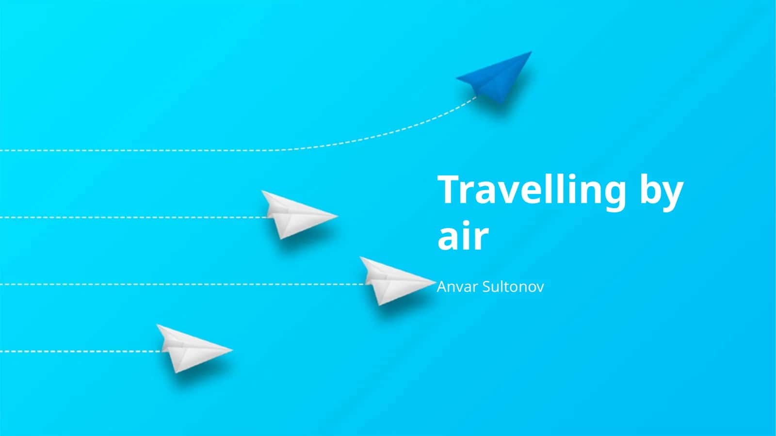 Travelling by air 1