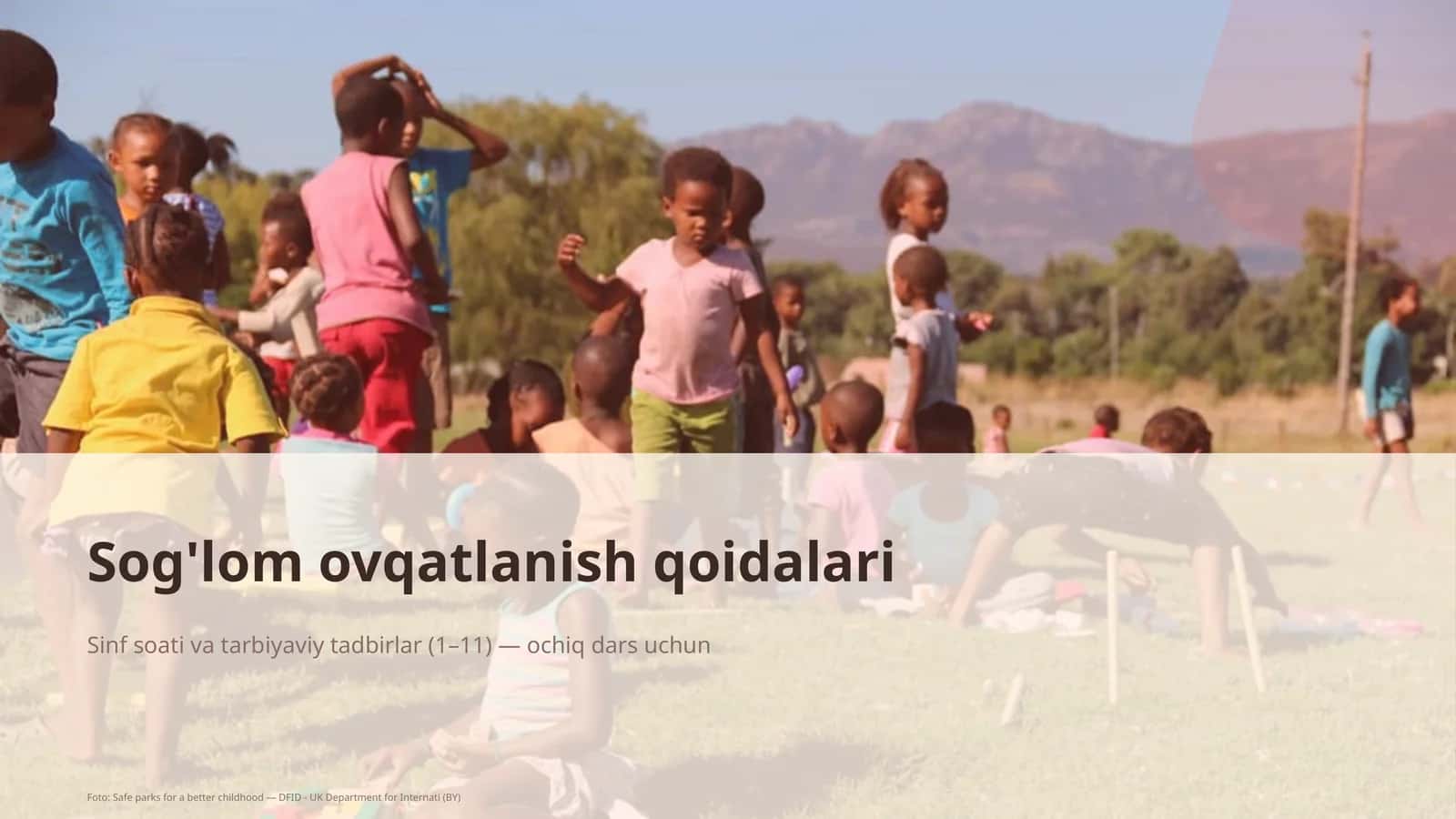 Sog'lom ovqatlanish qoidalari 1