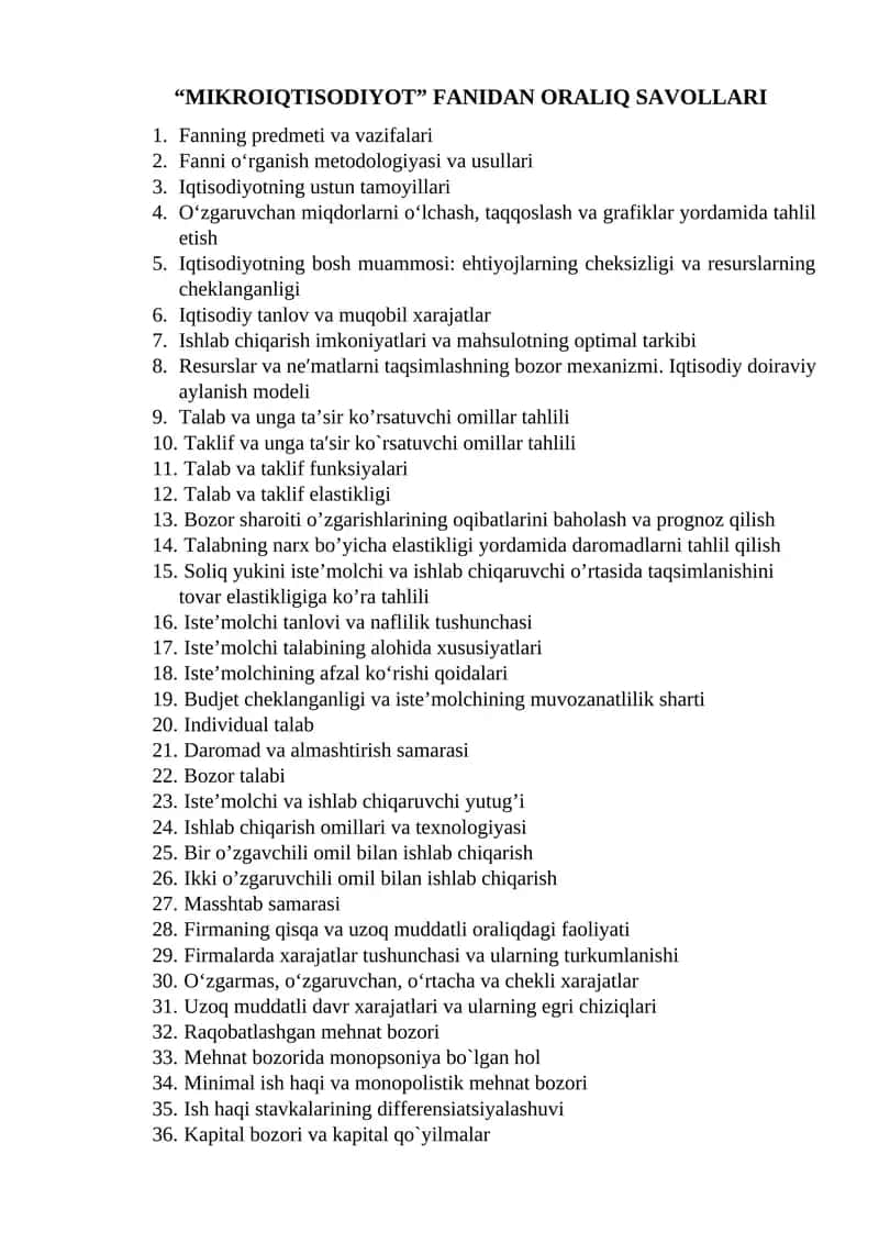 MIKROIQTISODIYOT 1