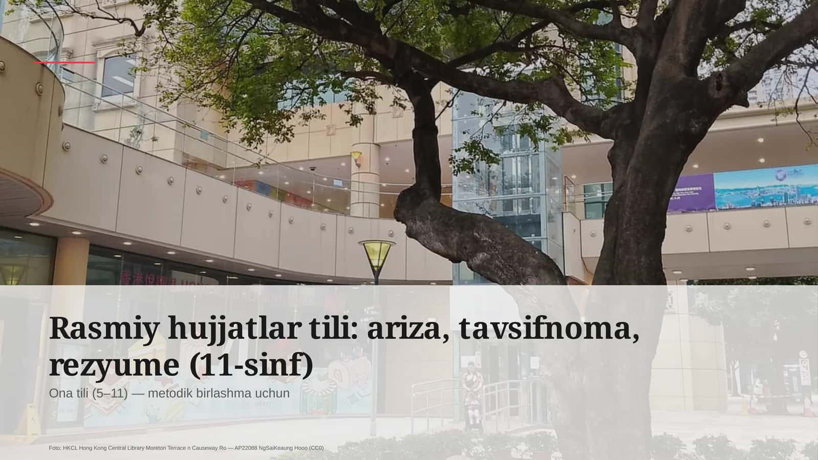 Ona tili (5–11) — metodik birlashma uchun 1