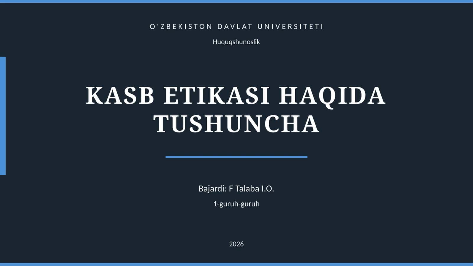 KASB ETIKASI HAQIDA TUSHUNCHA 1