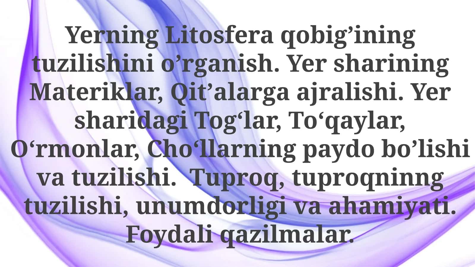 Tog'lar 1