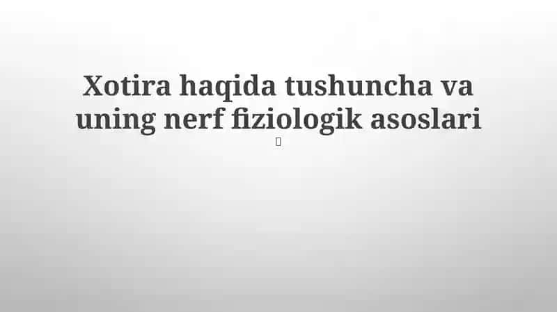 Charchoqlik va sog'lik