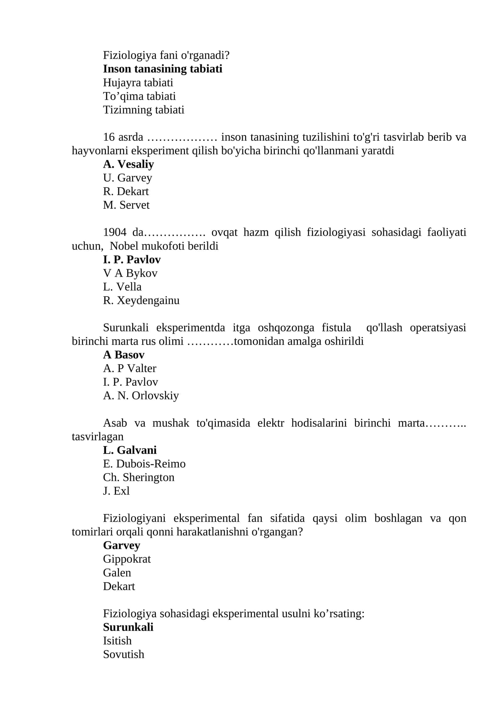 Tizimning tabiati 1