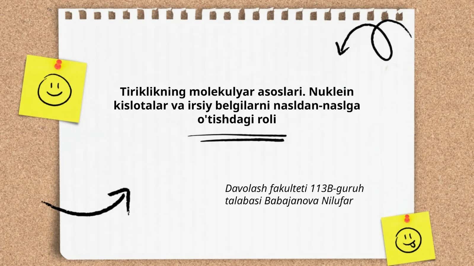 Tiriklikning molekulyar asoslari 1