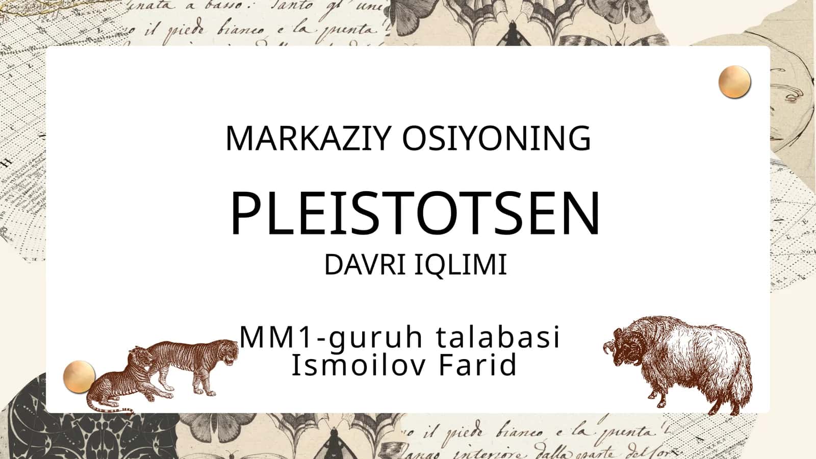 Markaziy Osiyoda Pleistotsen davri iqlimi 1