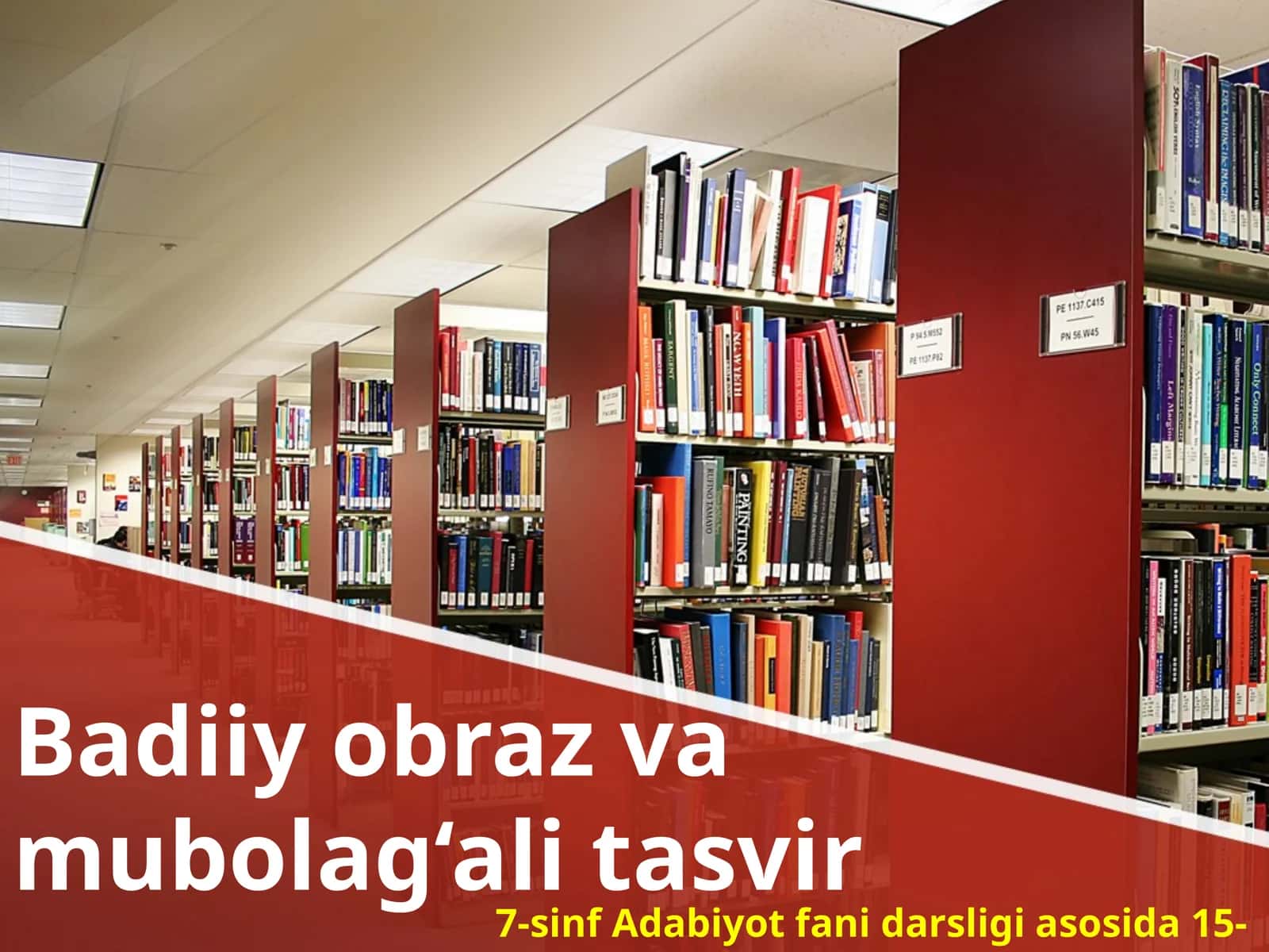 7-sinf Badiiy obraz va mubolag'ali tasvir dars ishlanma 1