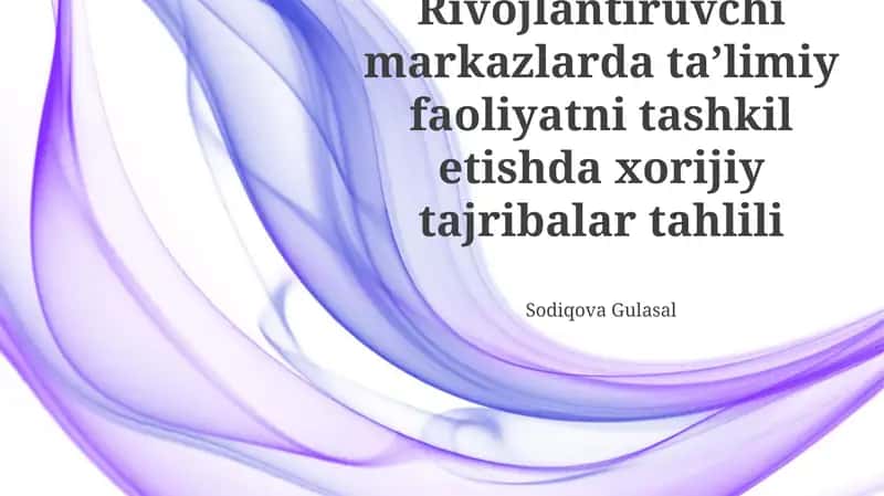 Chet el tajribasi tahlili 1
