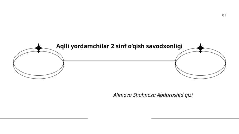 Aqlli yordamchilar 2 sinf o‘qish savodxonligi 1