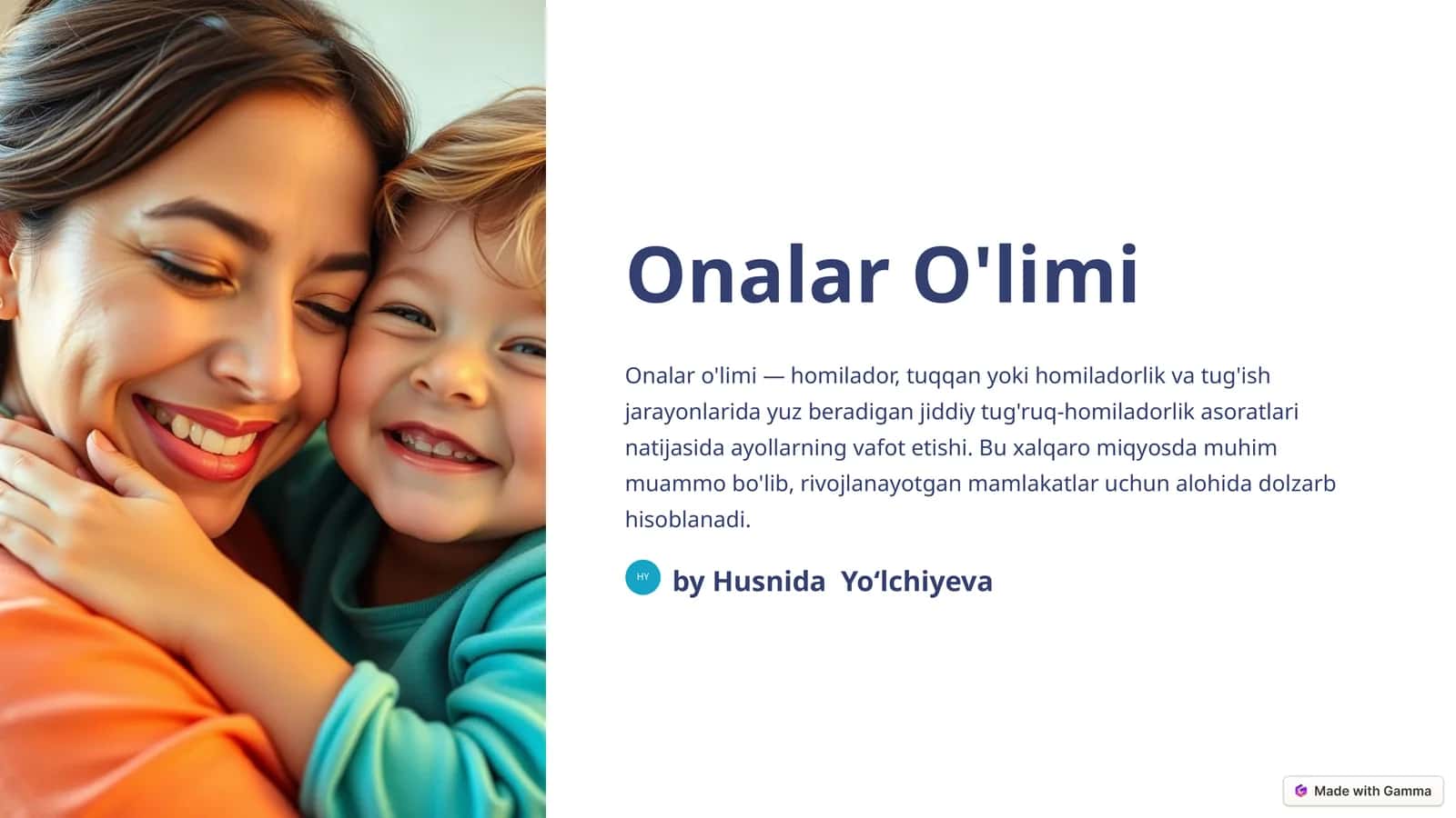 Onalar O'limi 1
