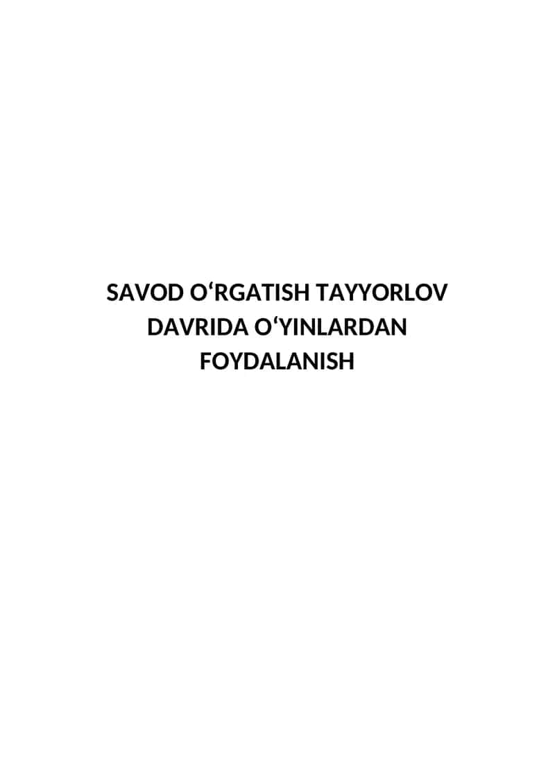Ta'lim To'g'risidagi Qonun 1