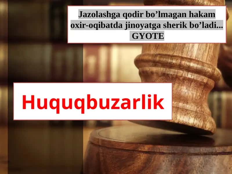 Huquqbuzarlik 1