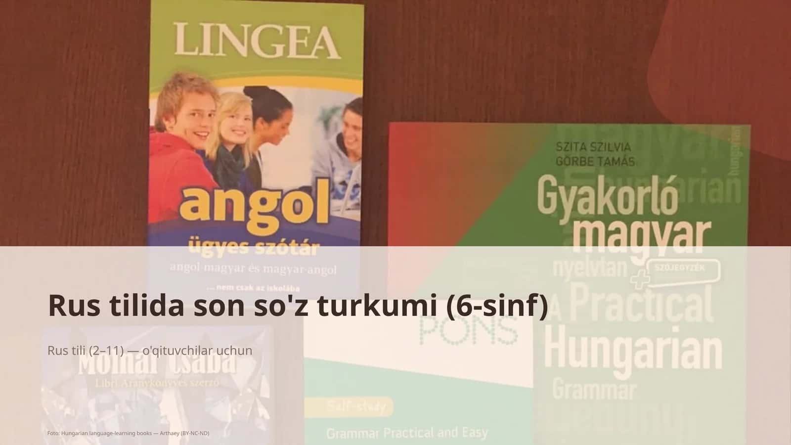 Rus tilida son so'z turkumi (6-sinf) 1