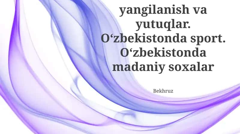 O'zbekistonda sport 1