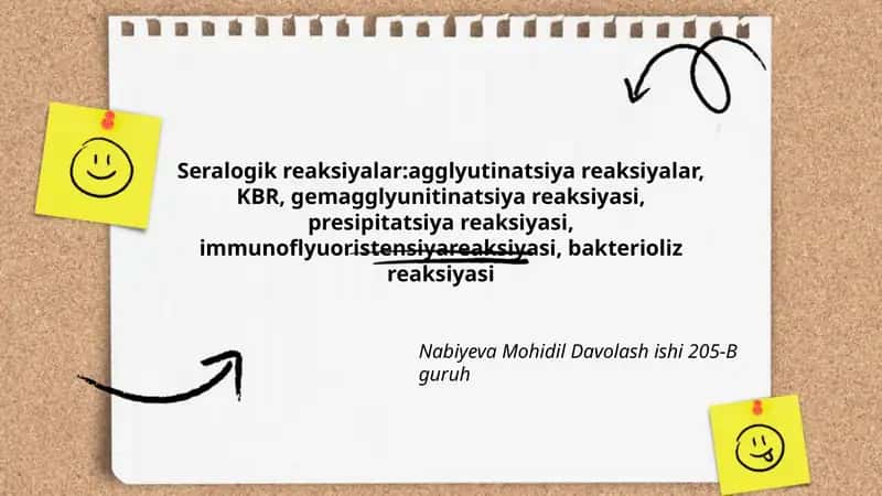 Seralogik reaksiyalar 1