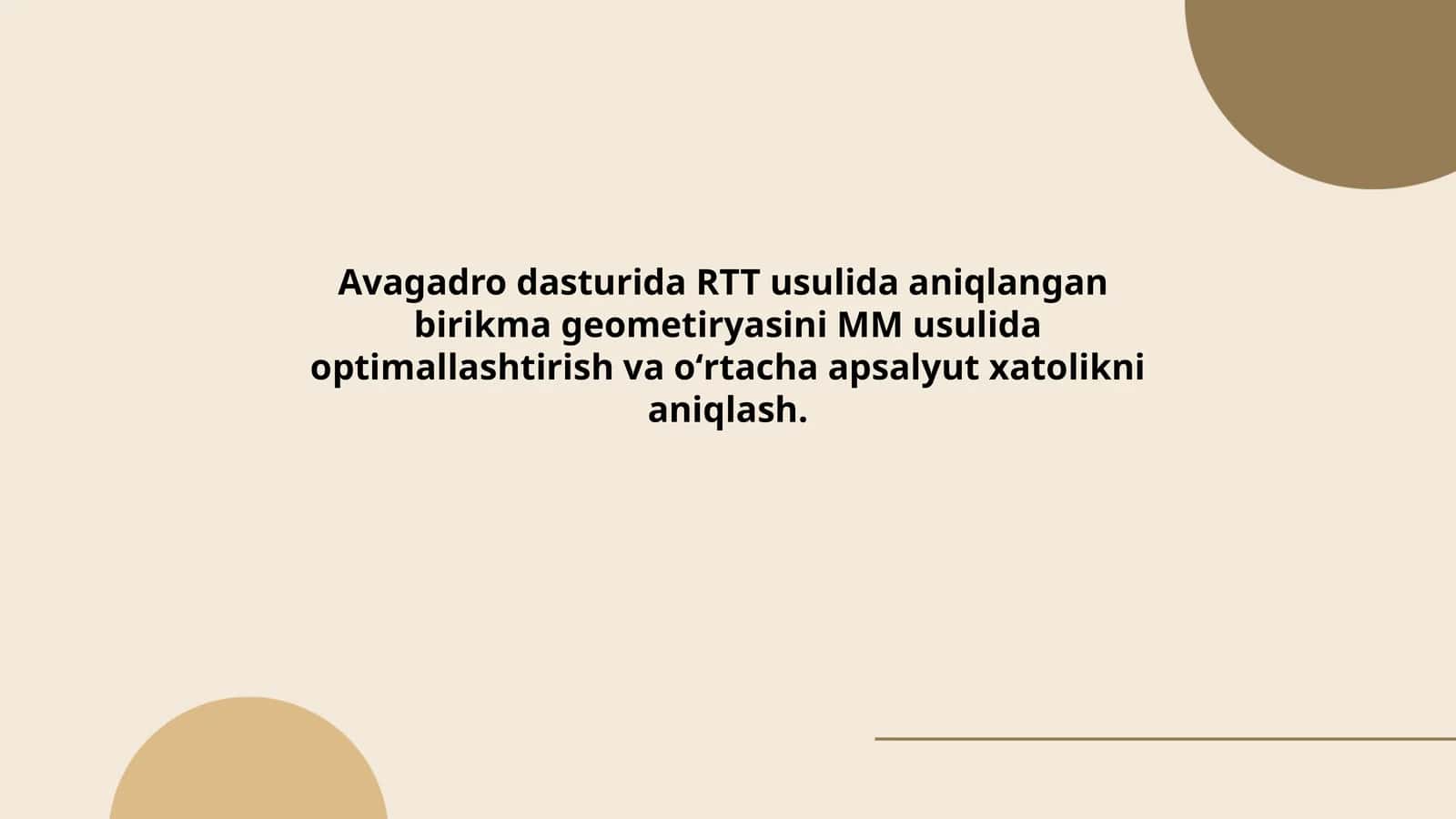 Avogadro dasturi funksiyalari 1