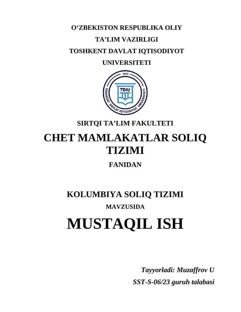 Chili soliq tizimi 1