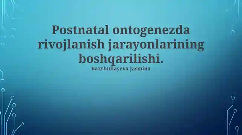 Ona va bola salomatligini ta'minlash