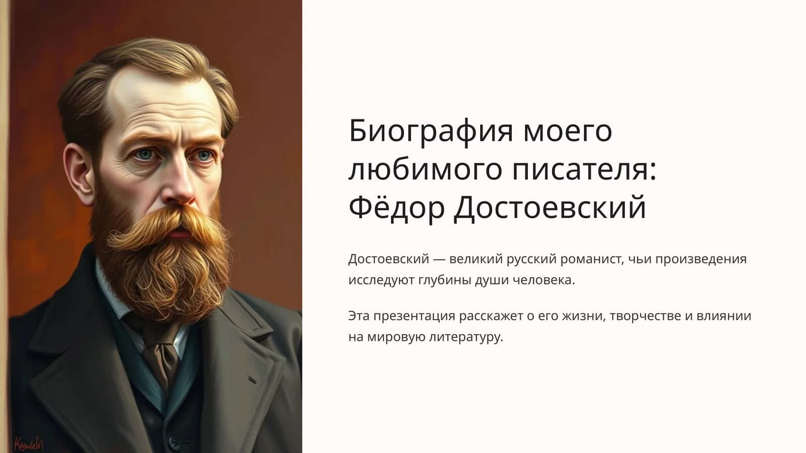 Фёдор Достоевский 1