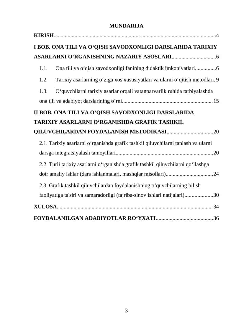Ona tili va o‘qish savodxonligi darslarida tarixiy asarlarni o‘rganish 1
