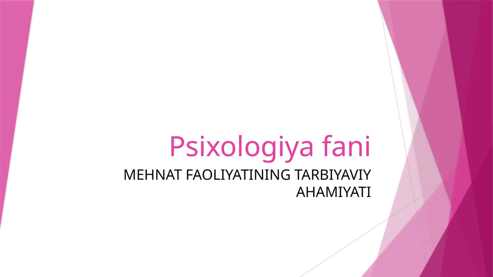MEHNAT FAOLIYATINING TARBIYAVIY AHAMIYATI 1