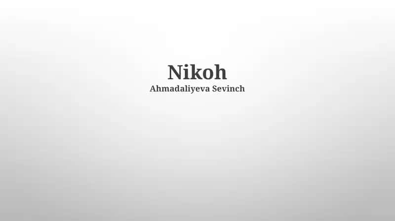 Nikoh 1