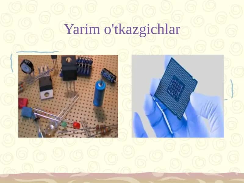 Yarim o'tkazgichlar 1