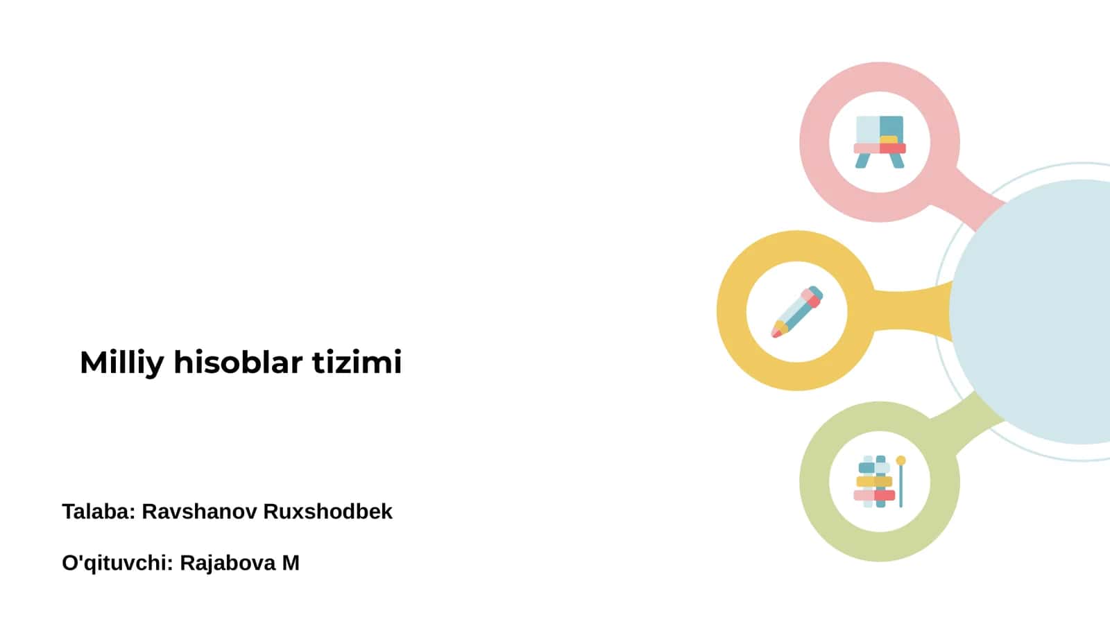 Milliy hisoblar tizimi 1