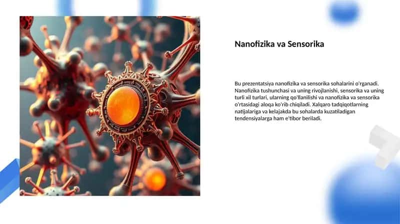 Nanofizika va Sensorika 1