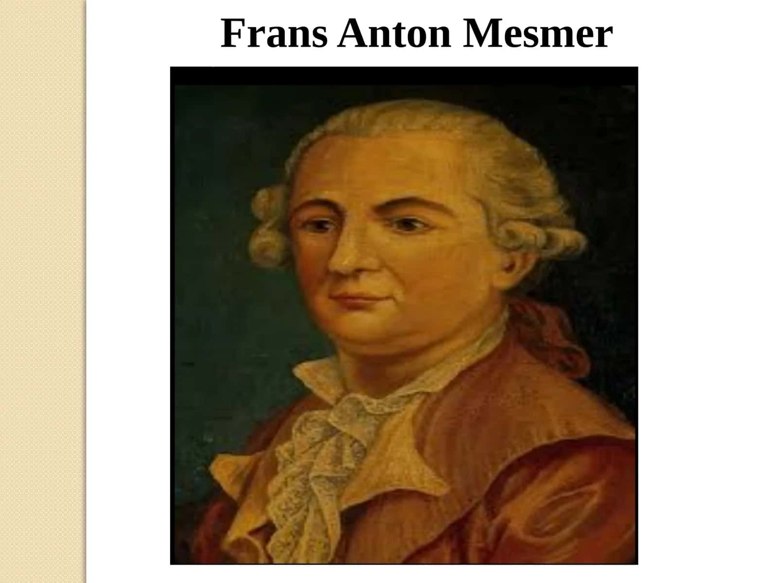 Frans Anton Mesmer 1