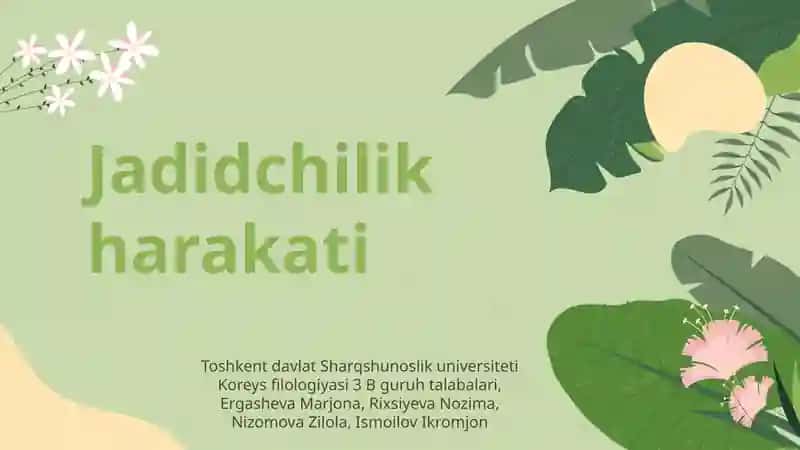 Jadidchilik Harakati