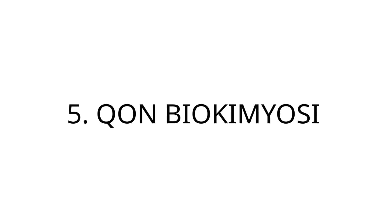 QON BIOKIMYOSI 1